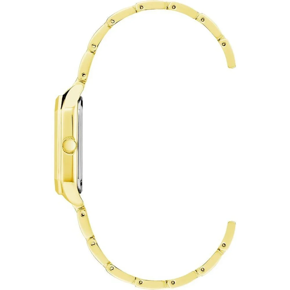 Women's Gold Stainless Steel Water Resistant Bracelet Adjustable Watch
